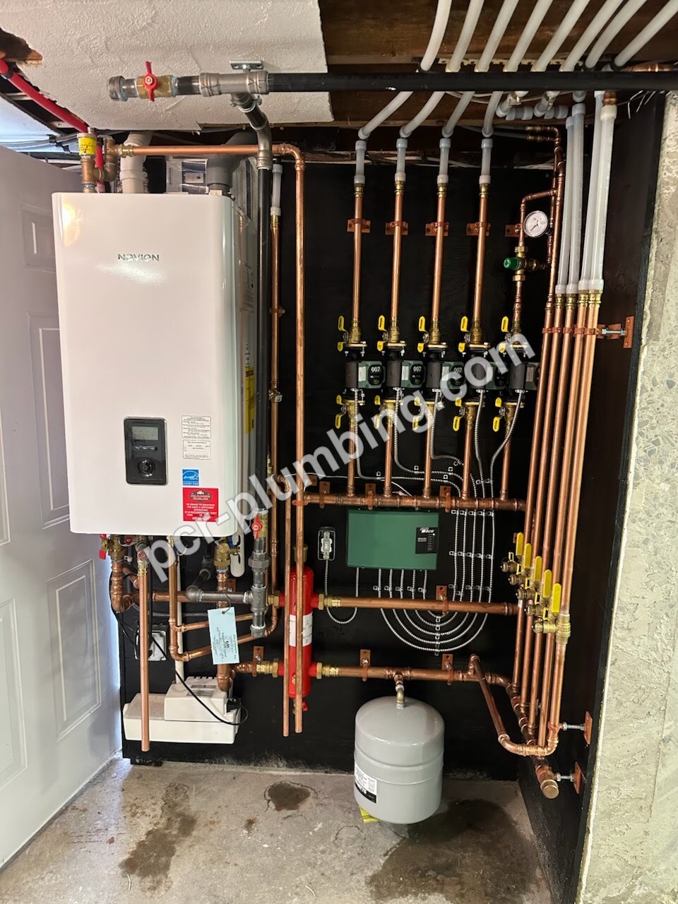 Navien installation with zone control